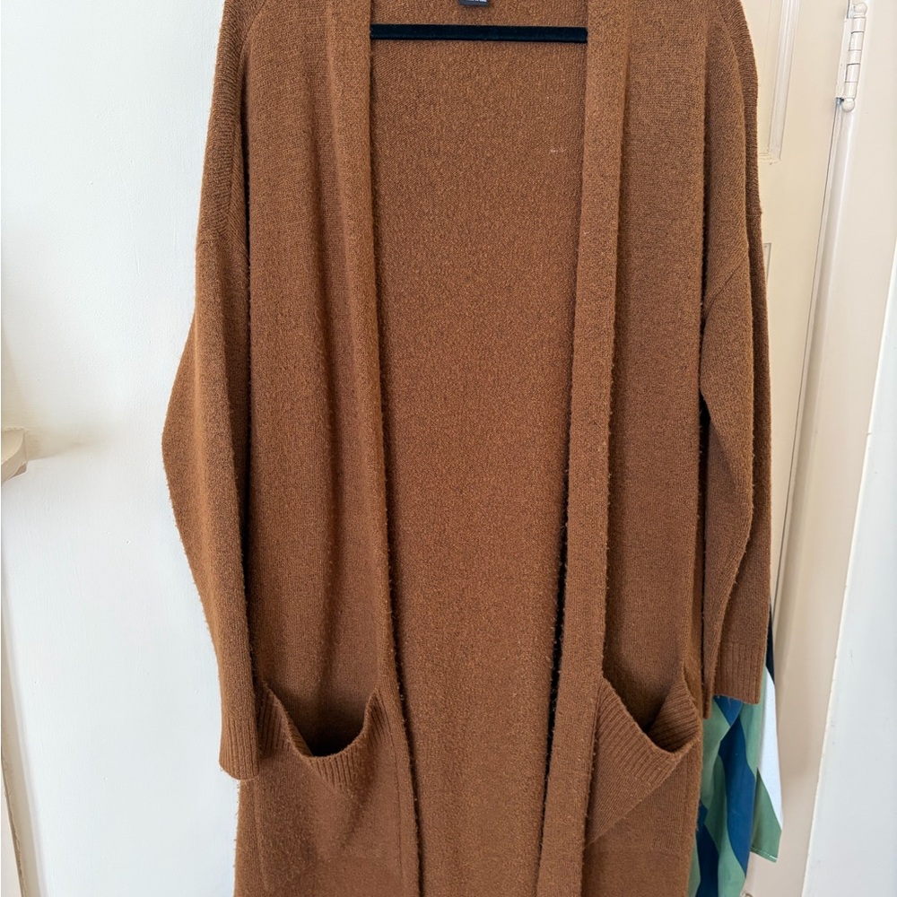 Sanctuary Warm Tan Open-Front Cardigan
